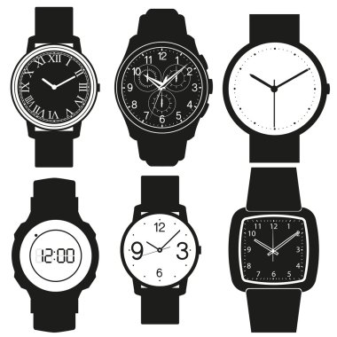 watch vector clipart