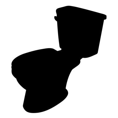 tuvalet siluet vektör