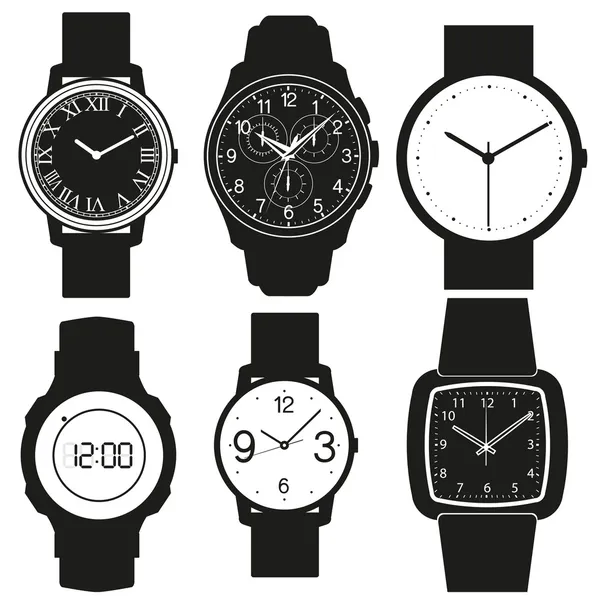 Horloge vector — Stockvector