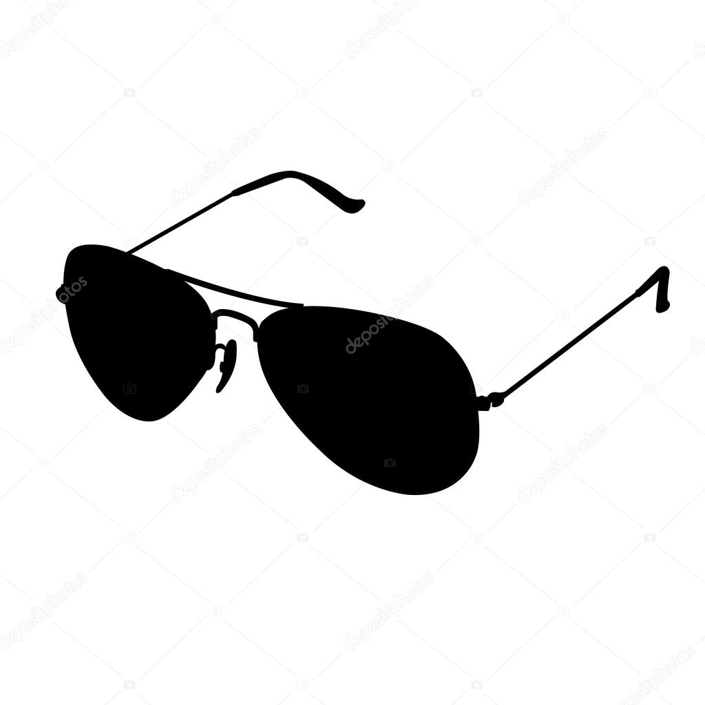 Sunglasses silhouette vector Stock Vector ©attaphongw 24420819