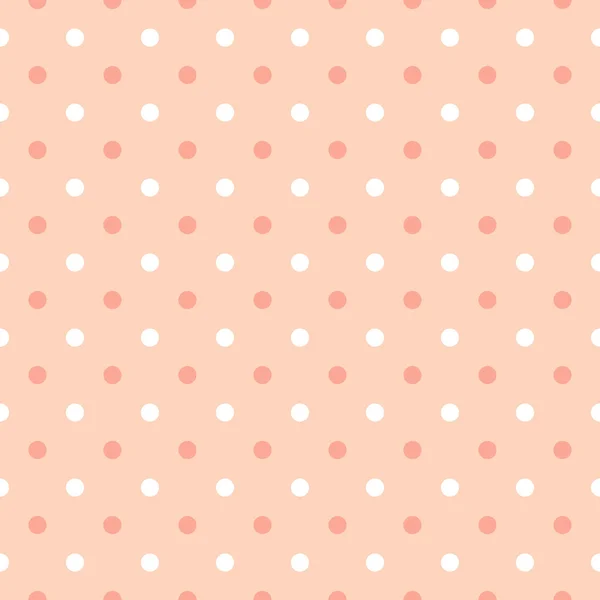 Seamless polka Dots background vector — Stock Vector