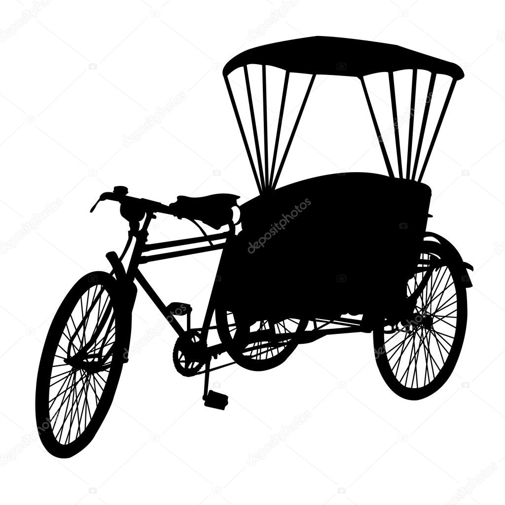 three wheeled bicycle with basket