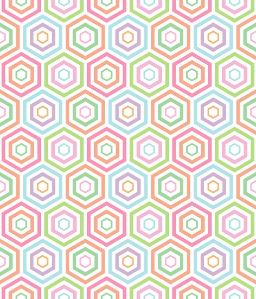 Sömlös hexagon bakgrund — Stock vektor