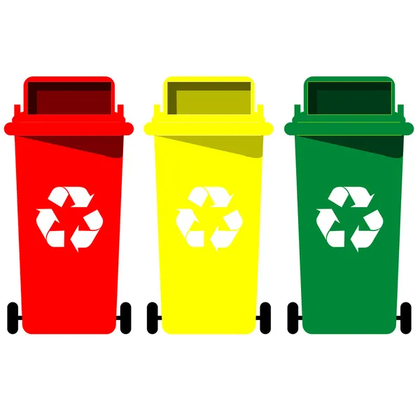 Reciclar bin vector — Vetor de Stock