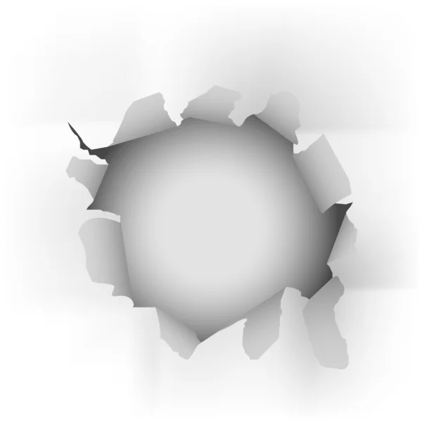 Vecteur de papier déchiré blanc — Image vectorielle
