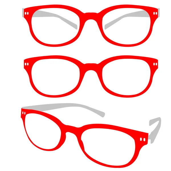 Red Spectacle Vector — Stock Vector