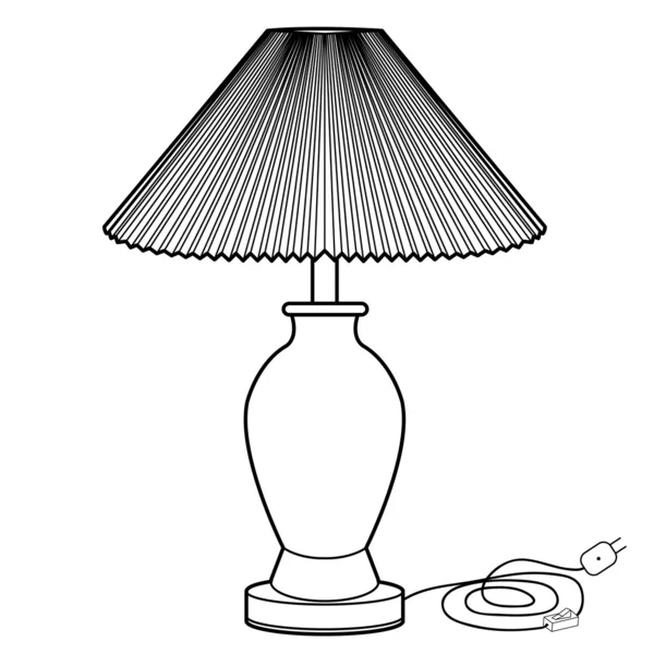 Lamp vector — Stock Vector