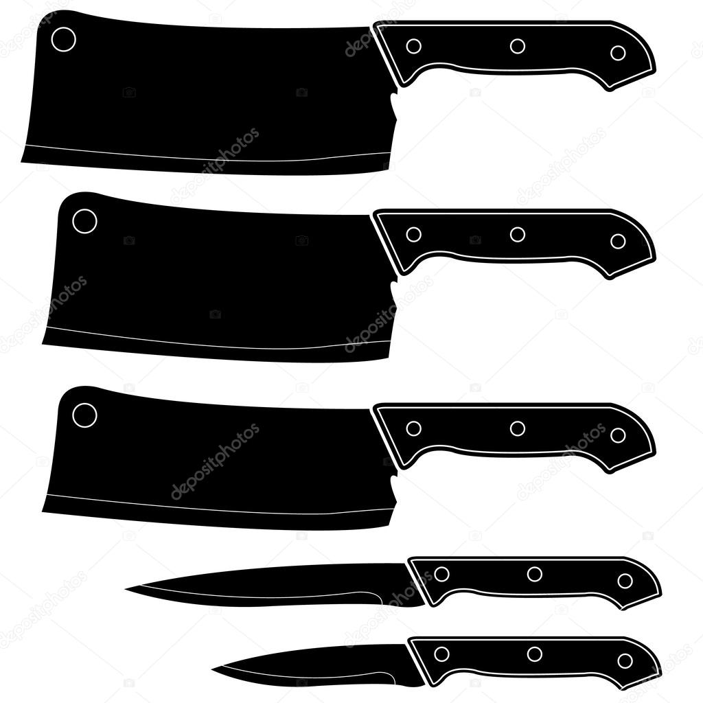 Kitchen Knife Vector kitchen knife silhouette vector — stock vector © attaphongw #30935289 Kitchen Knife Vector kitchen knife silhouette vector — stock vector © attaphongw #30935289