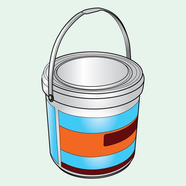 Chemical Bucket vector — Stock Vector
