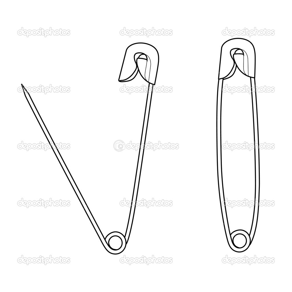 In and out safety pin sale