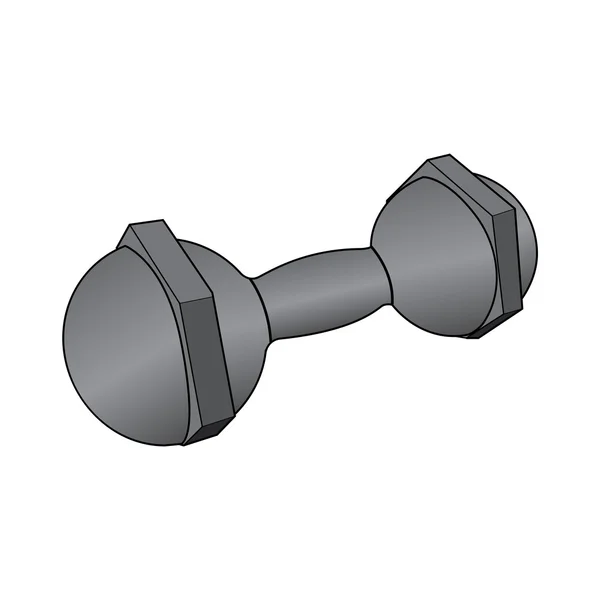 Vetor dumbbell — Vetor de Stock