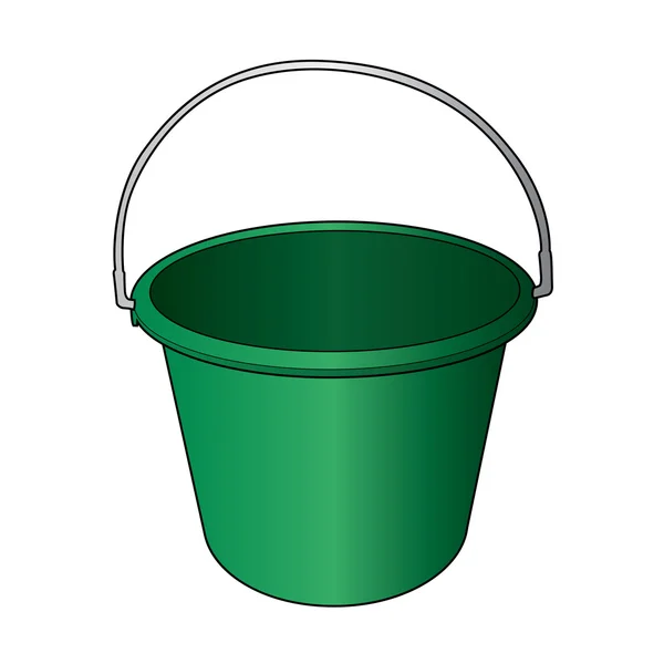 Water bucket vector — Stock Vector