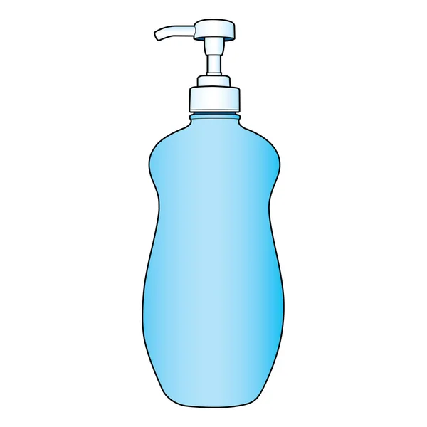 Vettore bottiglia pompa lozione — Vettoriale Stock