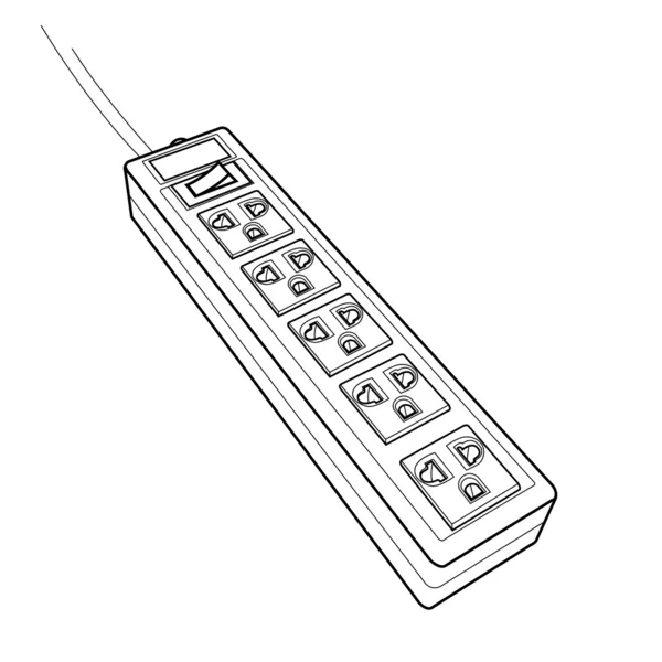 Plug sockets vector — Stock Vector