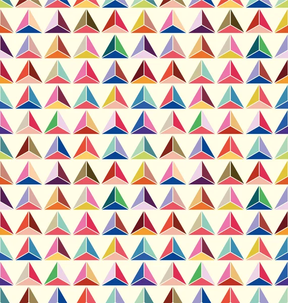 Seamless of pastel triangle background vector — Stock Vector