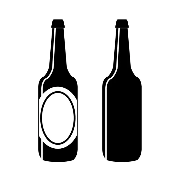 Bottle of beer vector — Stock Vector