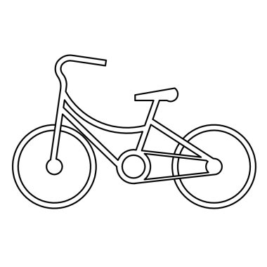 Bisiklet simge vektör