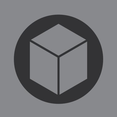 kutu sembol simge vektör