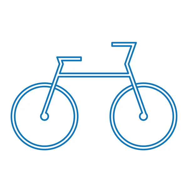 Vetor de símbolo de bicicleta — Vetor de Stock