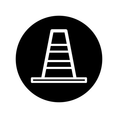 trafik koni simge vektör