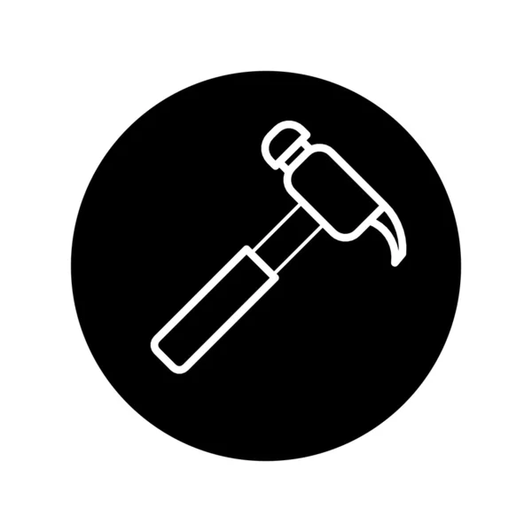 Hammer icon vector — Stock Vector