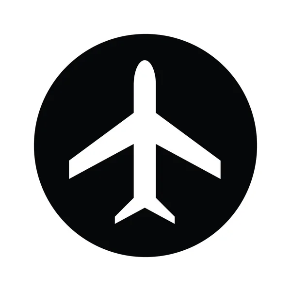 Vetor ícone símbolo avião —  Vetores de Stock