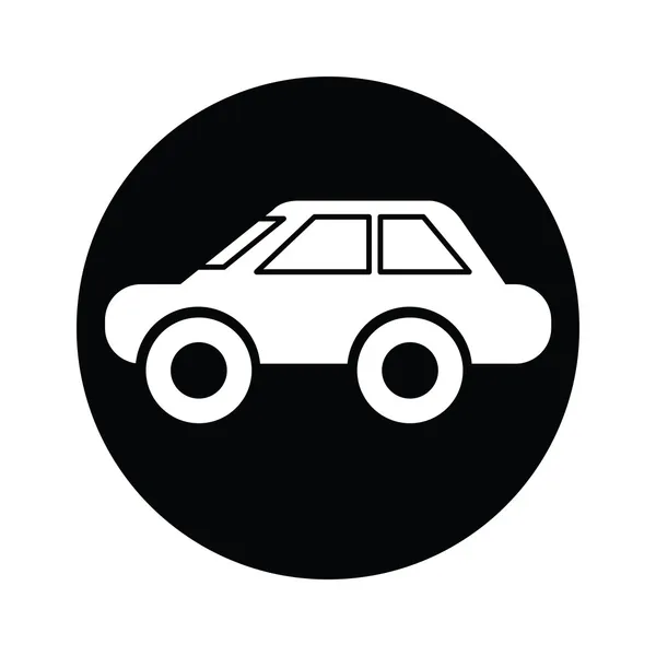 Coche icono icono vector — Vector de stock