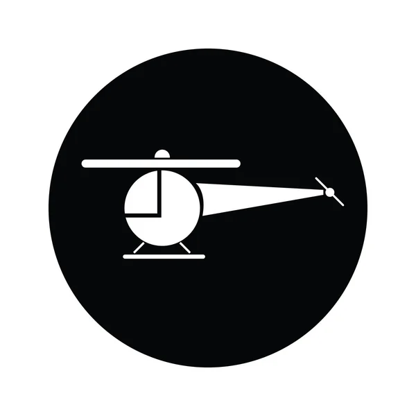 ヘリコプター シンボル アイコン ベクトル — ストックベクタ