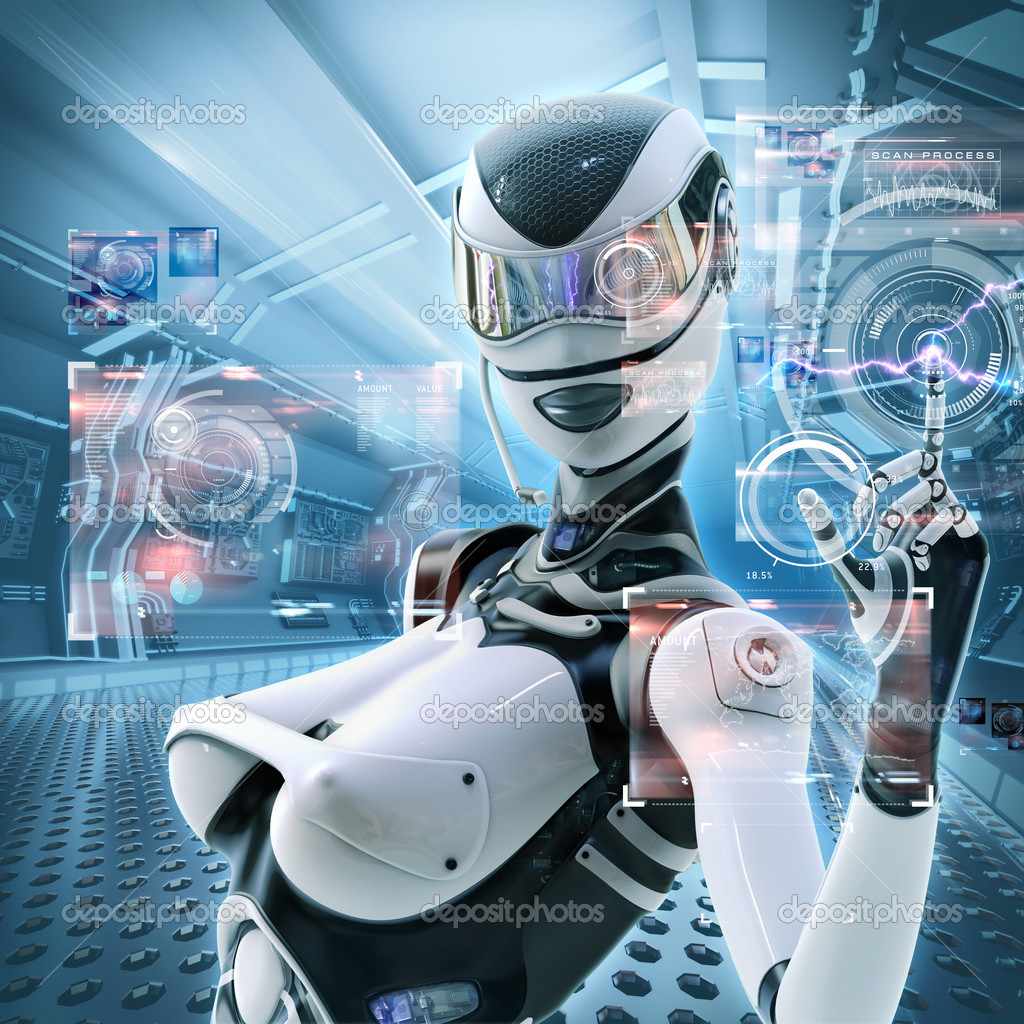 科幻女性机器人_广州无域艺术-站酷ZCOOL