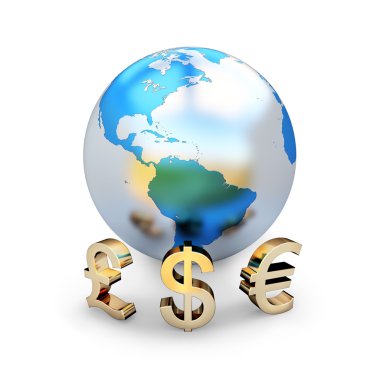 Dünya Dünya para birimleri belirtileri ile