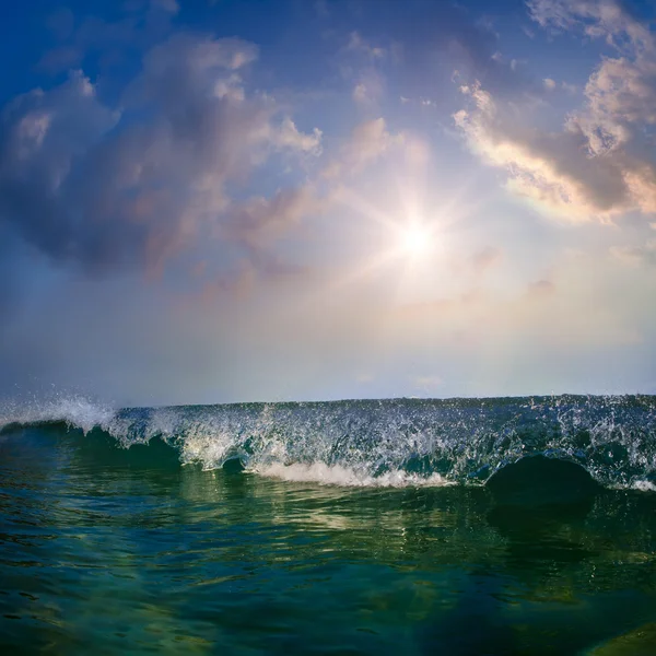 Coucher de soleil et mer — Photo