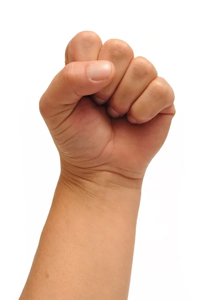 Hand in a fist shape — Stock Photo, Image