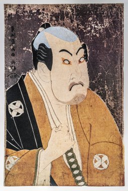 toshusai sharaku. oyuncu tanimura toradjo portresi.