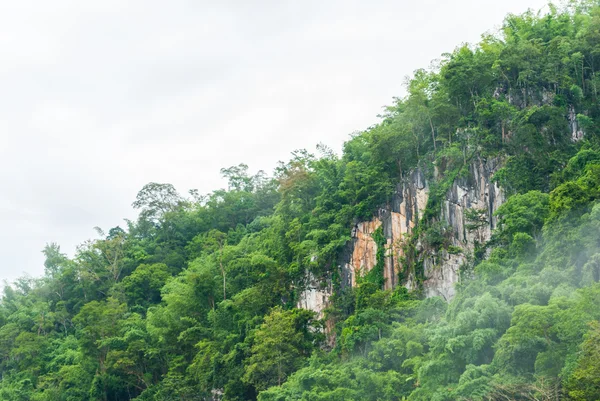 Mistige heuvels - bergen landschap nevel - mist en berg — Stockfoto