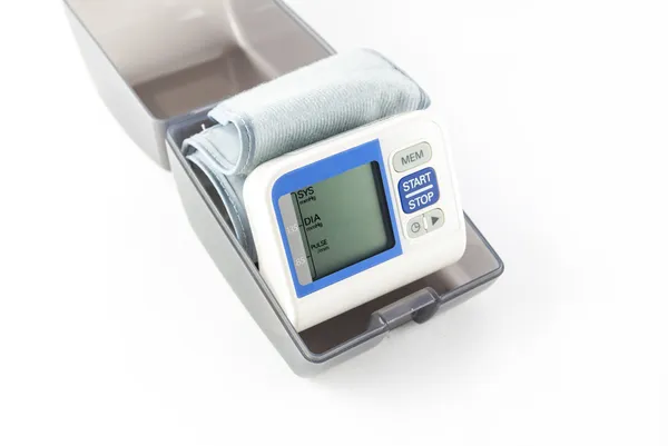 Blood pressure meter medical equipment — Stock Photo, Image