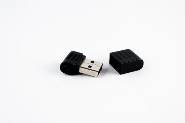 Memória flash Usb isolado no fundo branco — Fotografia de Stock