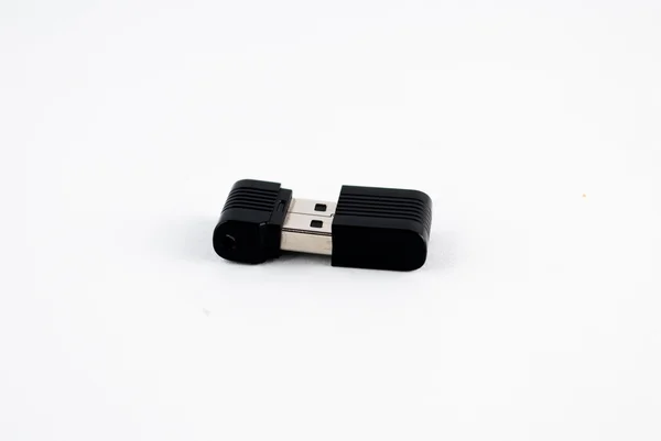 Memoria flash USB izolată pe fundalul alb — Fotografie, imagine de stoc