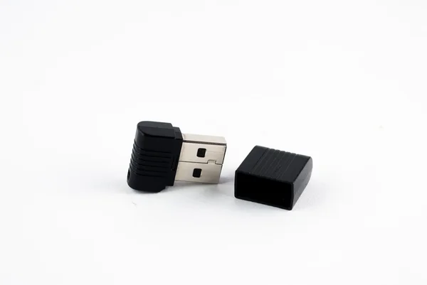 Usb μνήμη flash απομονωμένη στο λευκό φόντο — Φωτογραφία Αρχείου