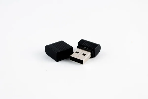 Memoria flash USB aislada en el fondo blanco — Foto de Stock