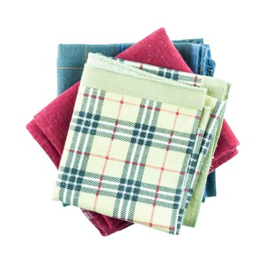 Beyaz arka plan üzerinde izole mendil