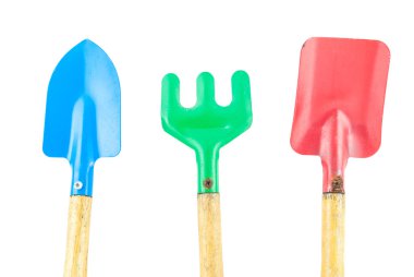 Bahçe araç Araçlar Bahçe beyaz zemin üzerine - izole