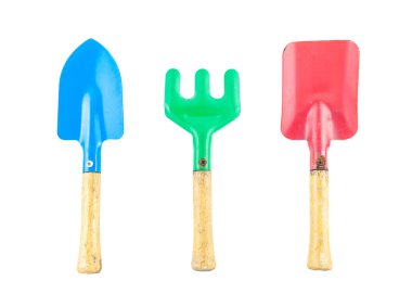 Bahçe araç Araçlar Bahçe beyaz zemin üzerine - izole