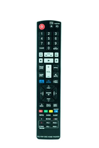 Control remoto de TV aislado en blanco - Control remoto de televisión — Foto de Stock