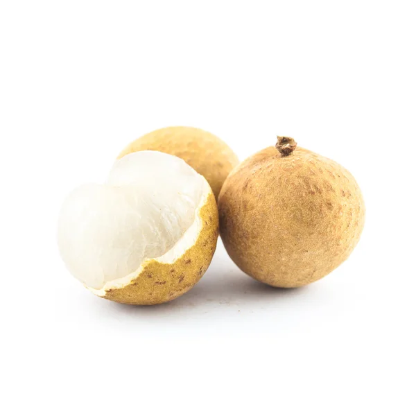 Longan isolated on a white background - exotic fruit Stock Picture