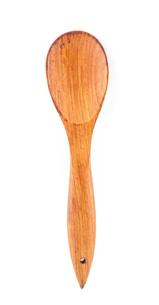 Wooden Spoon Isolated on a white background — Stock Photo, Image