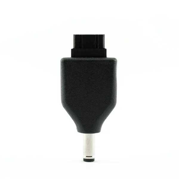 Tomada conector isolado no fundo branco — Fotografia de Stock