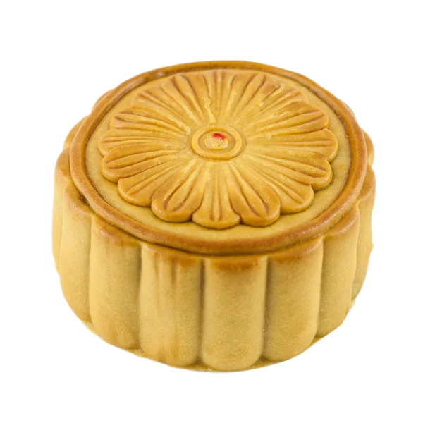 Chinese Moon cake isolated on white background — Stock Photo, Image