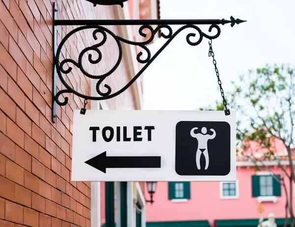 Men toilet tag or label symbolic — Stock Photo, Image