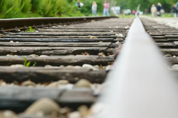 Railroad Former Concentration Camp Westerbork Netherlands — Stock Photo, Image