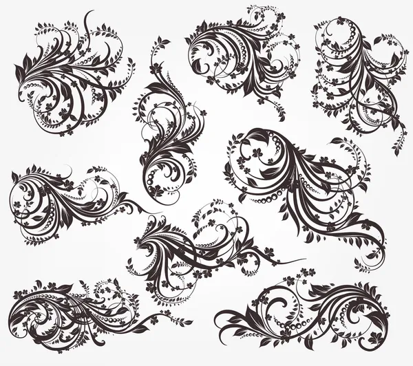 Motifs vintage pour le design . — Image vectorielle